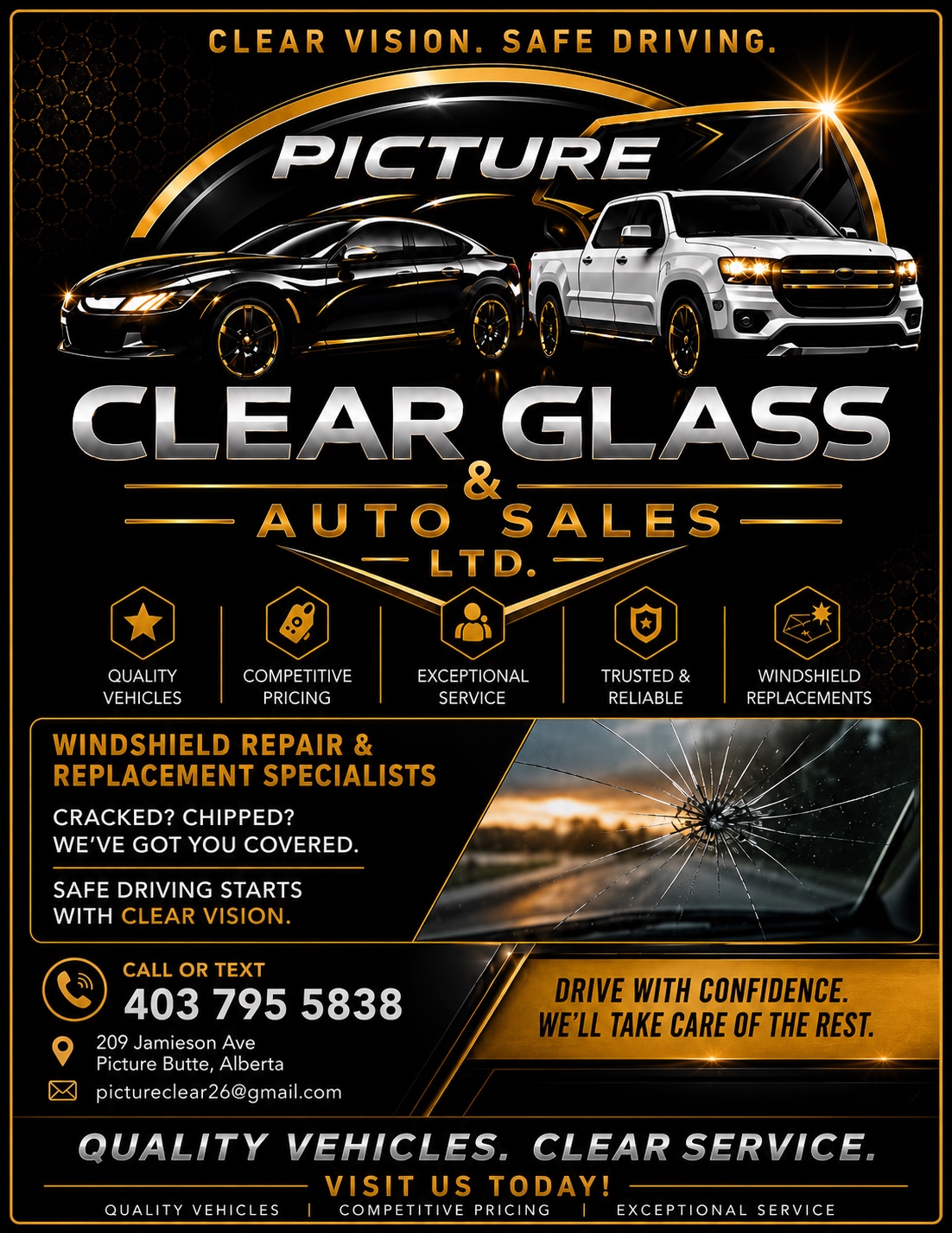 Picture Clear Glass and Auto Sales